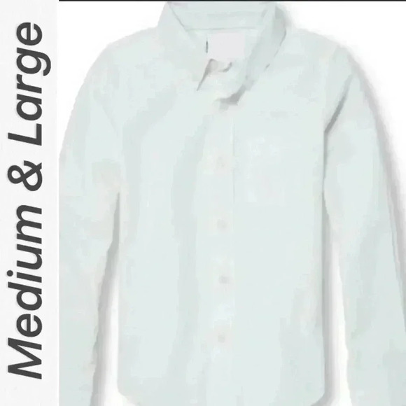 Rifle Kaynee White Button-Up School Uniform Shirt - Picture 1 of 2